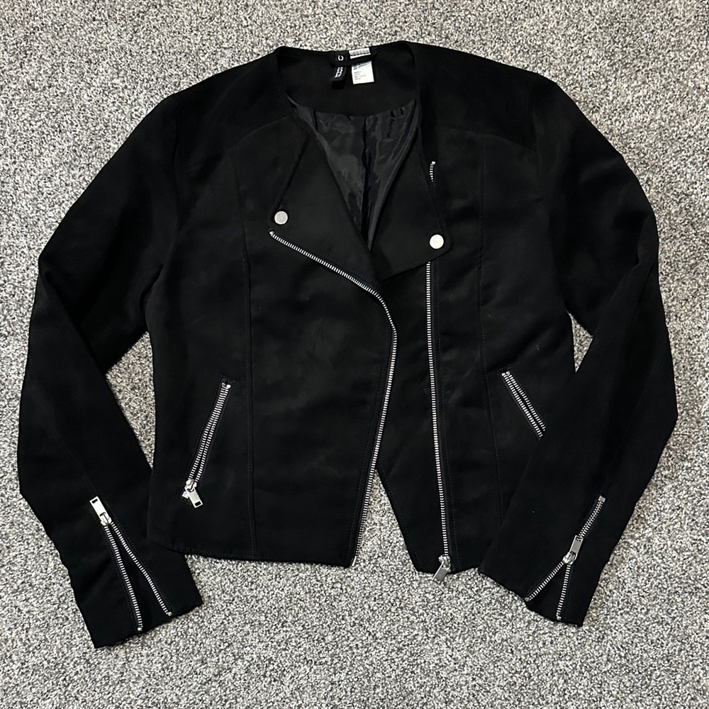 Black Women's Suede Jacket